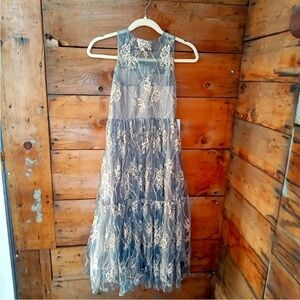 Joyfolle Mia Joy Barely Blue Lace Sleeveless Girls Dress Size 8